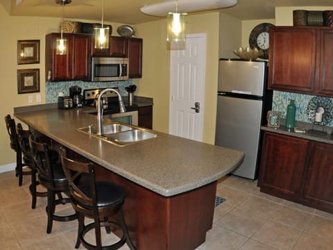 Another kitchen view beautifully decorated.