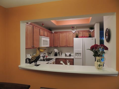 Enjoy a fully equipped kitchen with four new appliances