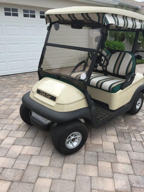Our guests can use our private golf cart while in our home.