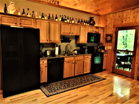 Fully Equipped Kitchen. Everything you need and is ready to cook & serve.