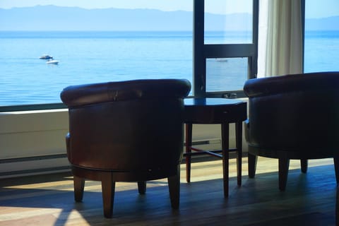 Look out from the living room.