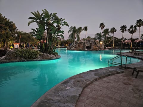Unwind in the serenity of the 300-foot tropical saltwater pool.