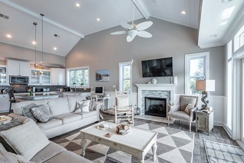 Open-concept living, dining, and kitchen areas are perfect layouts for enjoying your family and friends.