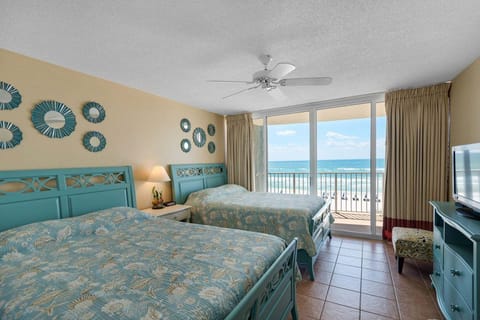 Bedroom with gulf front view