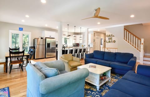Main floor family room has an open concept that allows for gathering together