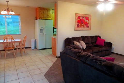 The living area in The Roost