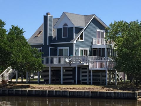 View of house from the sound