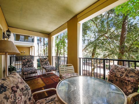 Private 1st Floor Balcony at 108 North Shore Place