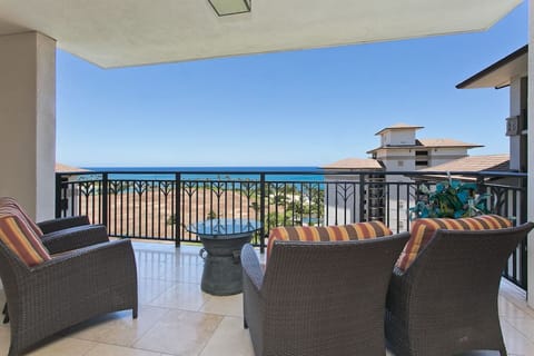 Relax on the lanai: outdoor seating, ocean breeze, and endless views of paradise