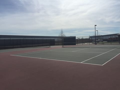 Tennis courts, 1 block
