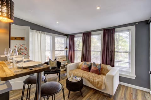 Bright and open, with comfy seating and plenty of natural light — a space made for both work and relaxation.