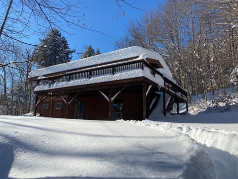 View of house from top of driveway. Dec. 18th, 2020