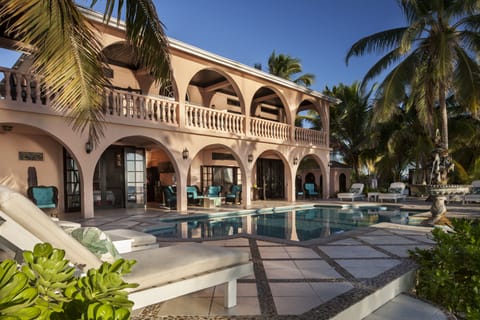 Beachfront view  of pool