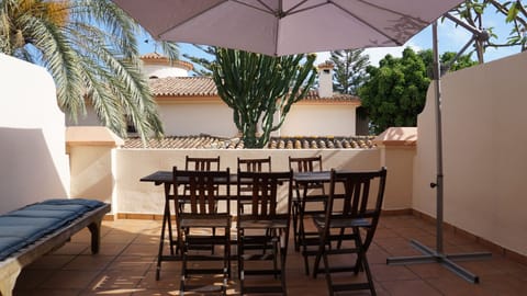 Sun terrace accessed from 1st floor lounge