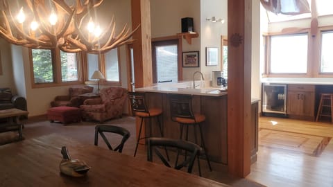 Wonderful, warm ambiance throughout the upstairs.