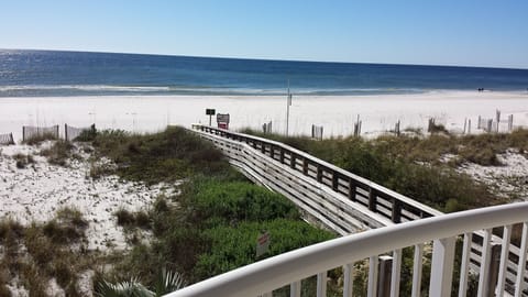 Short Boardwalk from Royal Palms to Beach.