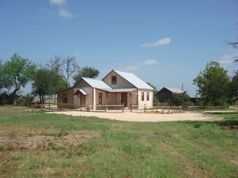 Opa's Haus looks out over gently rolling hills - quiet but easy access to town