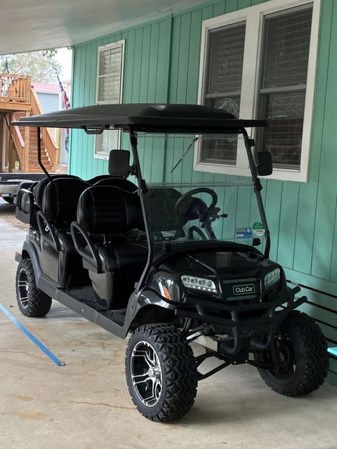 6 seater golf cart. For cruising the neighborhood and driving to the beach.