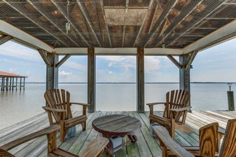 The end of the dock will make you feel like you are on an island!