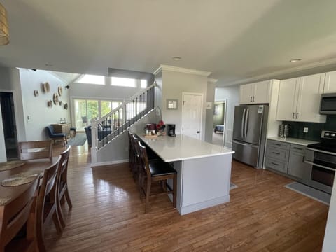 View from new kitchen