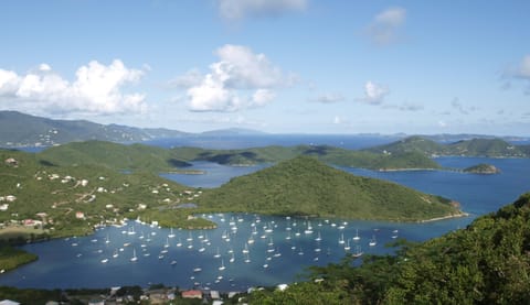 Watch the boats sail around the Sir Francis Drake Channel