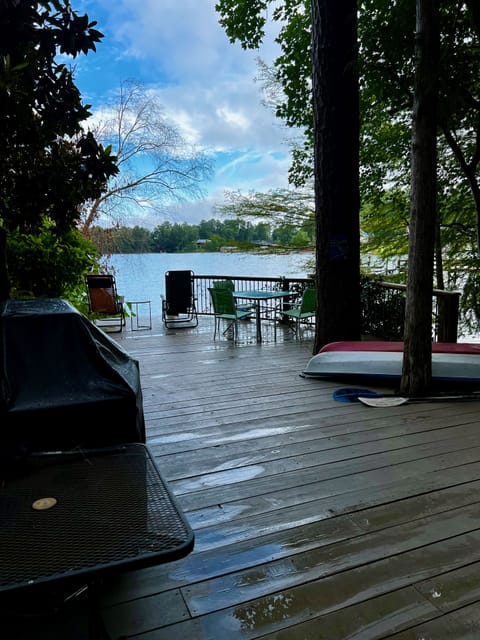 Deck downstairs