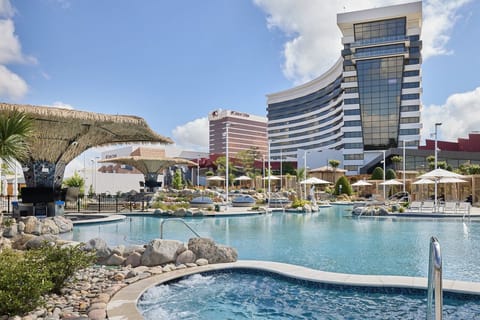 3 outdoor pools, cabanas (surcharge), pool umbrellas