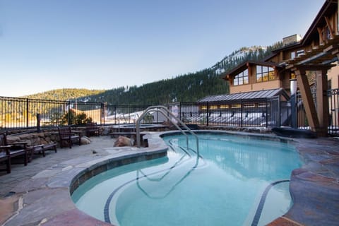 Largest 16-person hot tub in the Village