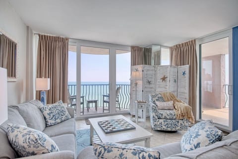 The Great Room with 2 balconies.