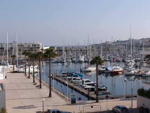 View of harbour front from balcony