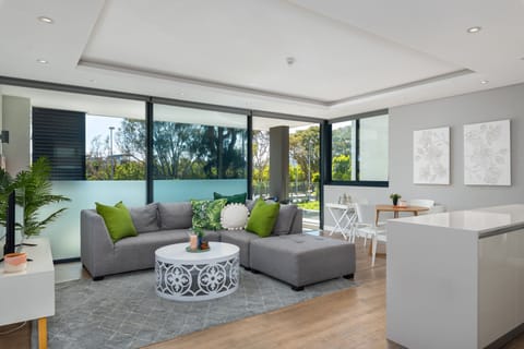 Premier Apartment, 2 Bedrooms, Non Smoking | Living area | Plasma TV