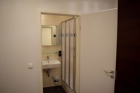 Standard Triple Room | Bathroom | Shower, hair dryer, towels