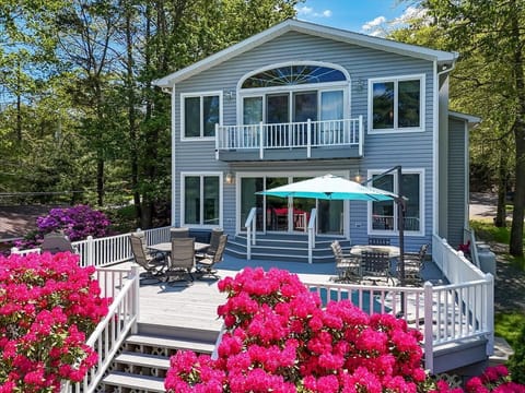 Lakeside View - Large Deck  Two tables