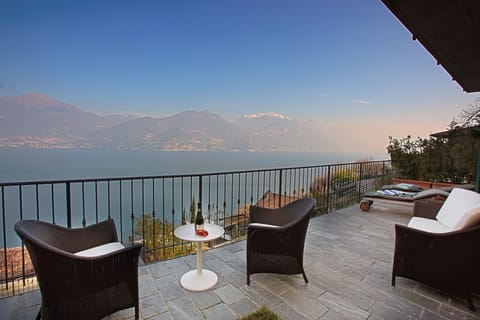 The view from your terrace as viewed in winter here at Casa Paradiso In Menaggio