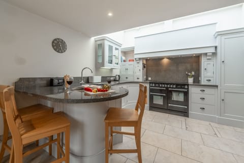 Ground floor: Hand-built kitchen