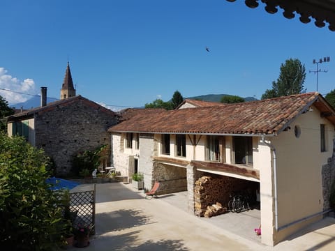 Barn exterior; accomm is all the upper floor,  with private large entrance room