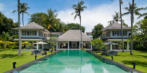 Villa Matahari Main Building from Pool Lounge