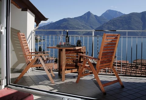 Dining on the terrace