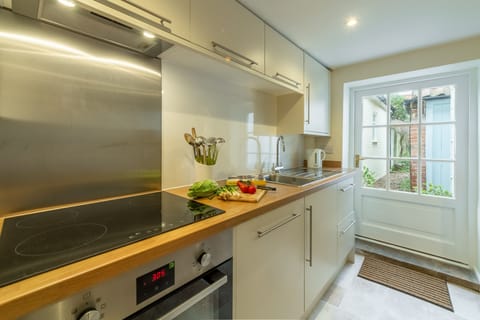 Ground floor: The modern kitchen is well-equipped