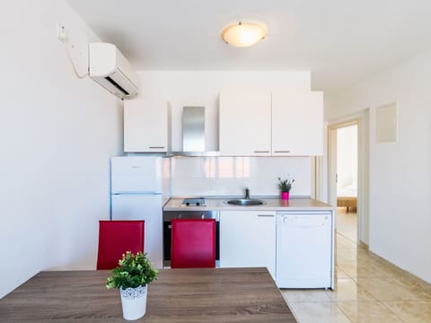 Room, Property, Furniture, Green, Red, Interior Design, Kitchen, Building, House, Floor