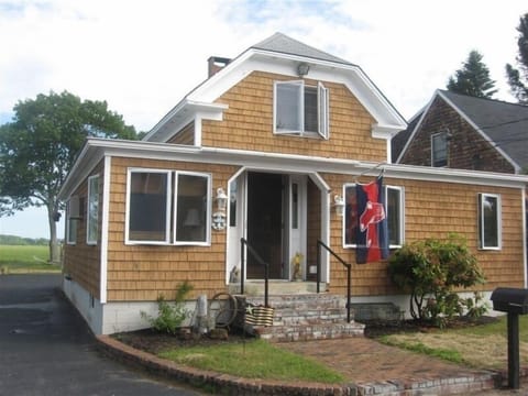 Front of House with Large Back Yard