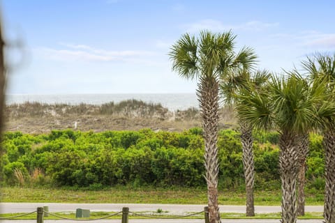 View of ocean from back porch.