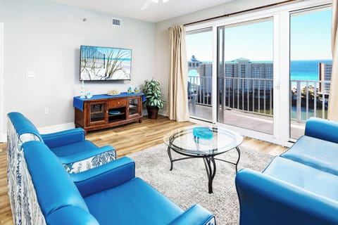 Living Room, Ariel Dunes II 1507, Destin Vacation Rentals Scenic Gulf Drive