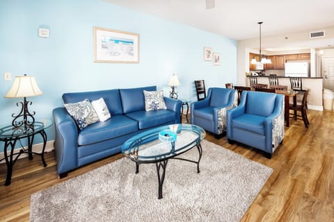 Living Room, Ariel Dunes II 1507, Destin Vacation Rentals Scenic Gulf Drive