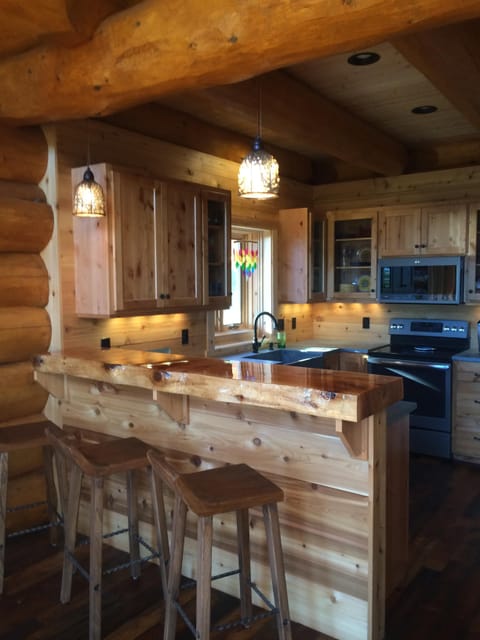Fully stocked kitchen