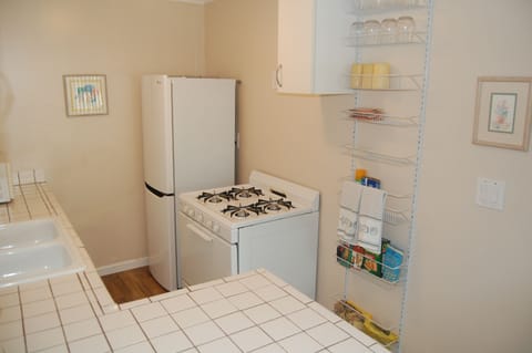 Kitchen is ready for your stay-at-home meals.