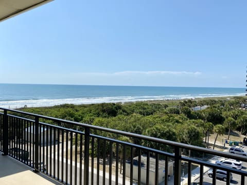 Wide wrap around balcony, ocean to river, sunrise to sunset, more pics of views
