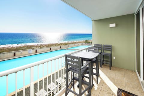 Balcony View - Waters Edge Resort Unit 212 Fort Walton Beach Okaloosa Island Vacation Rentals