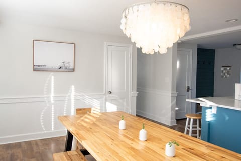 Beautiful, updated kitchen full of natural light and seating for all!