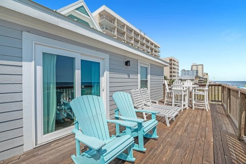 Large, private deck
